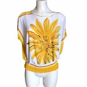 Yellow Flower Blouse (KK-8)